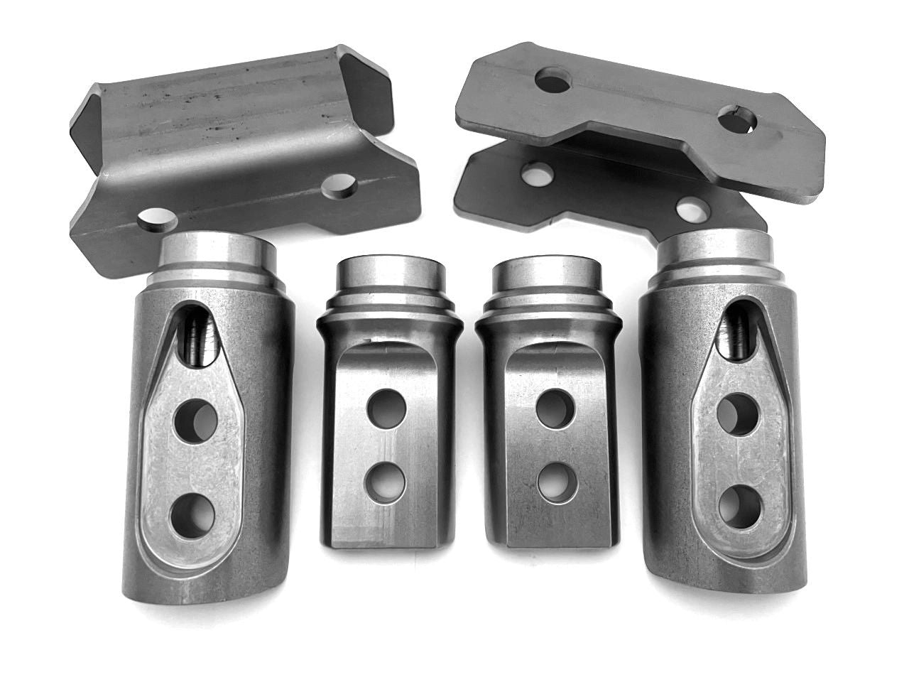 Polaris RZR Turbo R 2 Seat Roll Cage Connectors Adapters Fits 2" & 1-3/4" Tubing