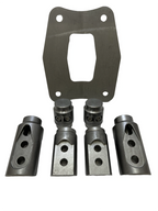 Polaris RZR Turbo R 2 Seat Roll Cage Adapter Kit With Rear Plate