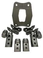 Polaris RZR Turbo R 2 Seat Roll Cage Adapter Kit With Rear Plate