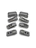 Polaris RZR Turbo R 4 Seat Roll Cage Connectors Adapters Fits 1-3/4" Tubing 5 Sets