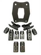 Polaris RZR Turbo R 4 Seat Roll Cage Adapter Kit With Rear Plate