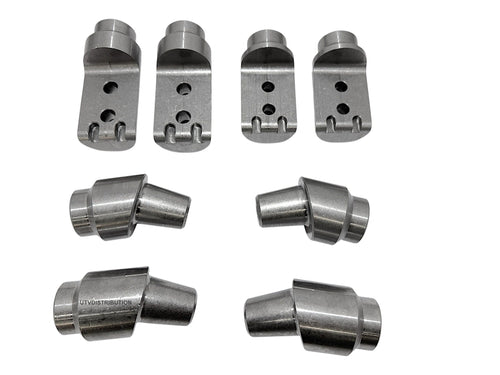 Polaris RZR Pro R 4 Seat Rollcage Adapters Connector Bungs