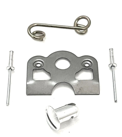 7/16" Aluminum Dome Slotted Drive Dzus Button Quarter Turn / Springs / Tab Plates -Kits