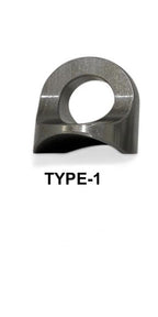 Weld On Steel Coped Eye Ring Mounts For Seat Belts and Tie Downs