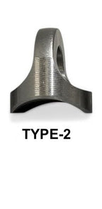 Weld On Steel Coped Eye Ring Mounts For Seat Belts and Tie Downs