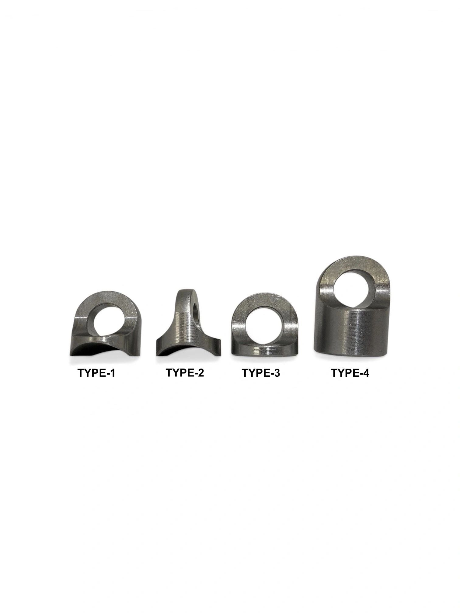 Weld On Steel Coped Eye Ring Mounts For Seat Belts and Tie Downs