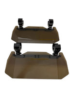 Chupacabra Offroad Billet Sun Visors -Set of 2