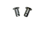 7/16" Plated Steel Flush Or Dome Head 1/4 Turn Fastener Dzus Buttons For Foam Panels