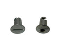 7/16" Plated Steel Flush Or Dome Head 1/4 Turn Fastener Dzus Buttons For Foam Panels