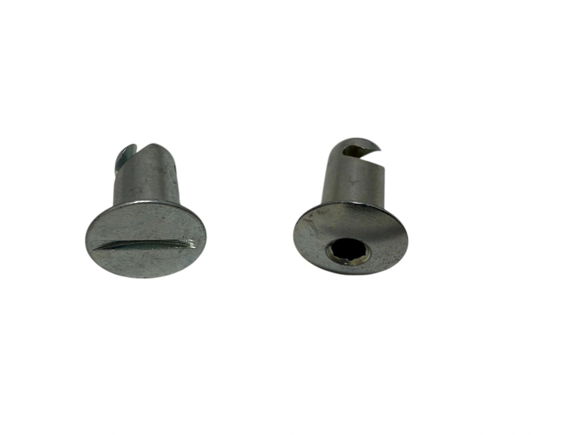 7/16" Plated Steel Flush Or Dome Head 1/4 Turn Fastener Dzus Buttons For Foam Panels