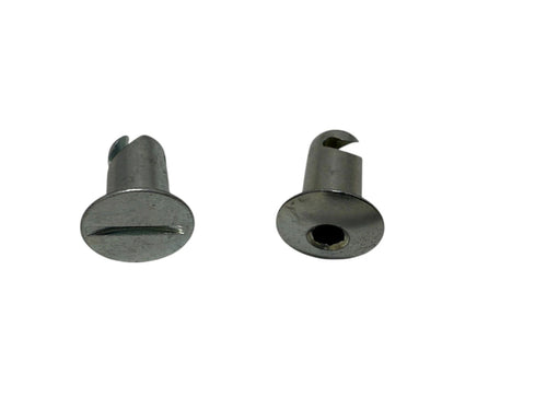 7/16" Plated Steel Flush Or Dome Head 1/4 Turn Fastener Dzus Buttons For Foam Panels