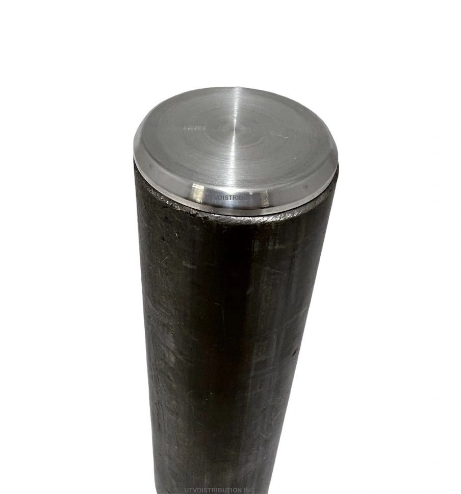 Machined Aluminum Press Fit Flat Tube Caps For 1-1/2" or 1-3/4" Tube