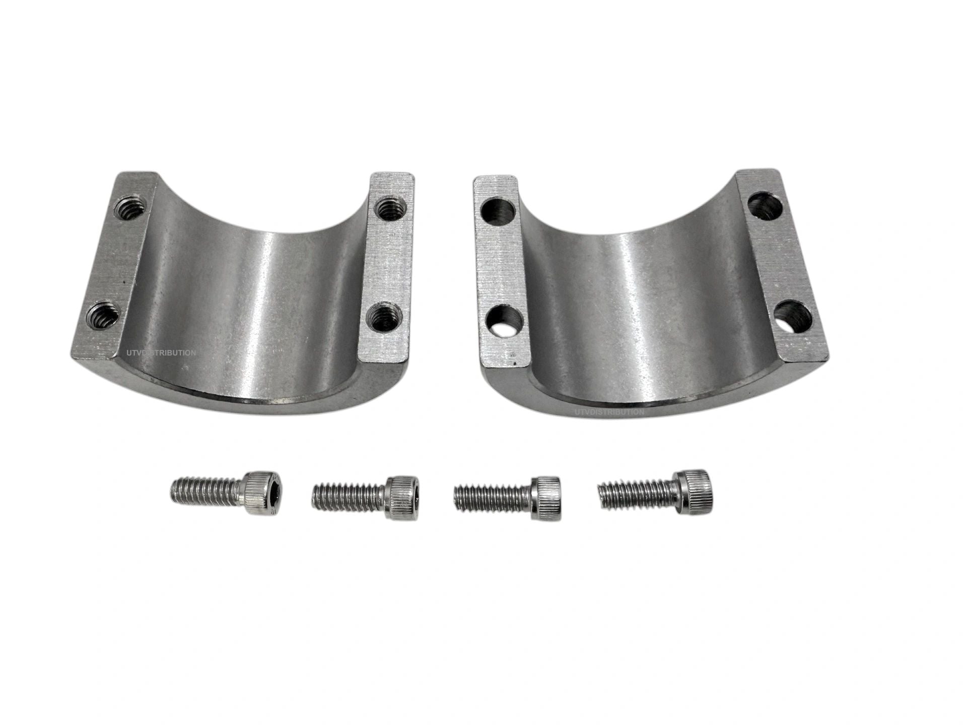 Steel bolt on tube clamps 1.75" 1 3/4 inch universal roll cage mounts