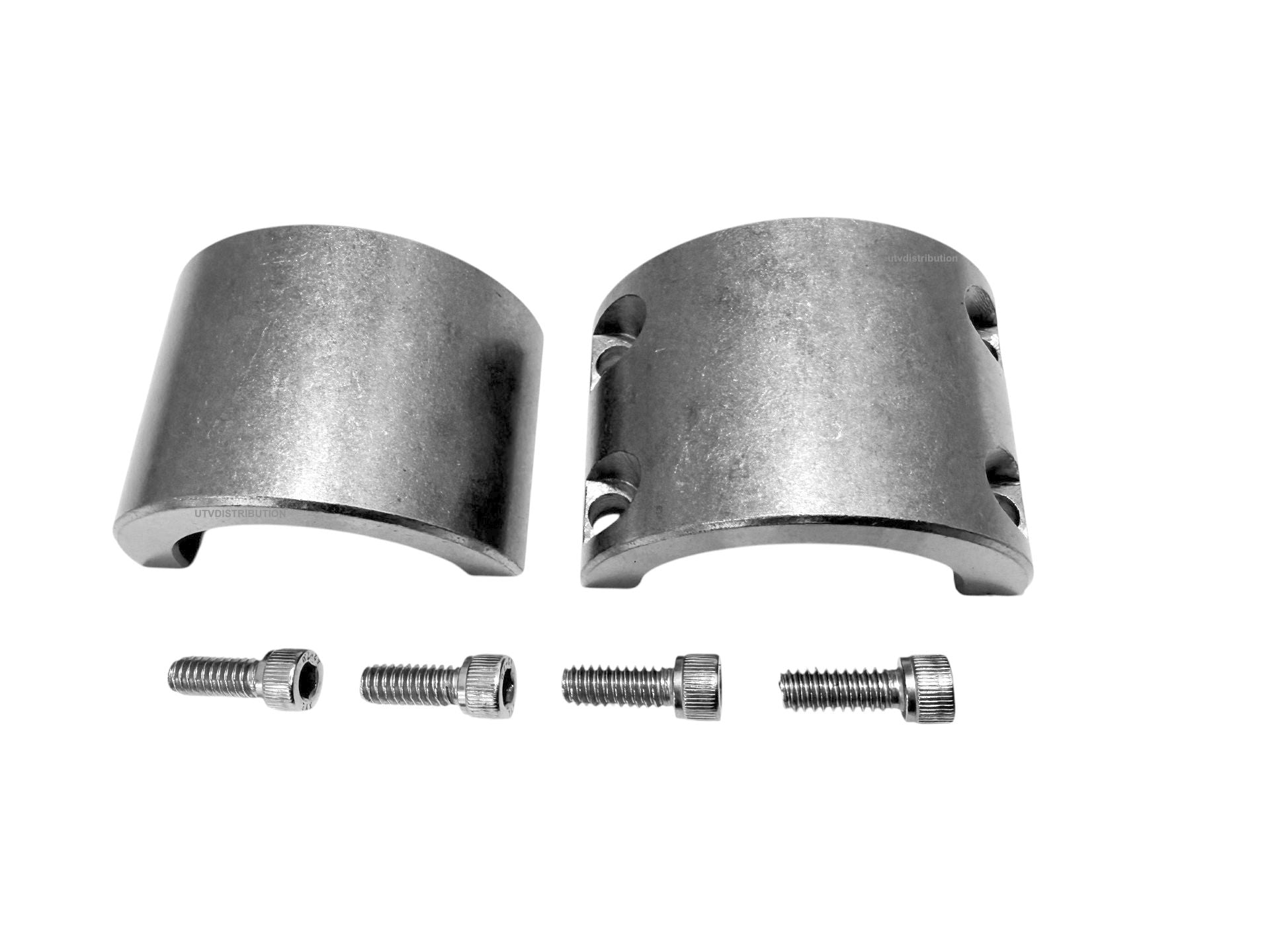 Steel bolt on tube clamps 1.75" 1 3/4 inch universal roll cage mounts