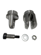 Steel Tube Hinge Clevis Bungs Adapters-1"-1-1/4"-1-1/2"-1-5/8"-1-3/4" BULK 10 Hinges