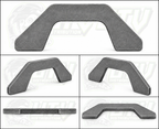 HEAVY DUTY TABS / WELD TAB TIE DOWN TIE STRAP SPARE TIRE MOUNTING TAB 1/4" THICK