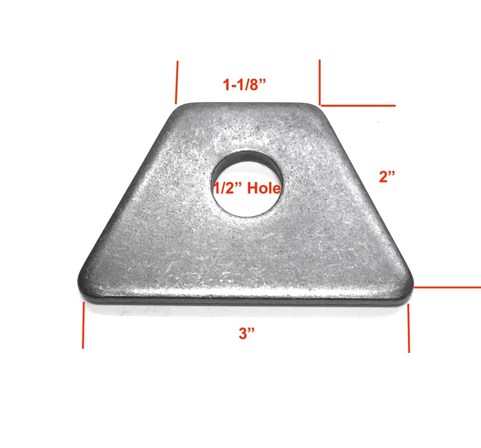 HD Flat Whip Tabs with 1/2" Hole